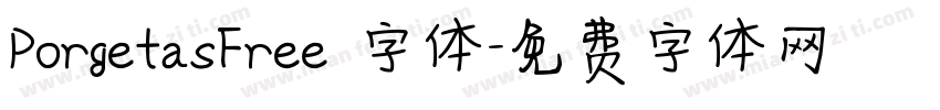PorgetasFree 字体字体转换